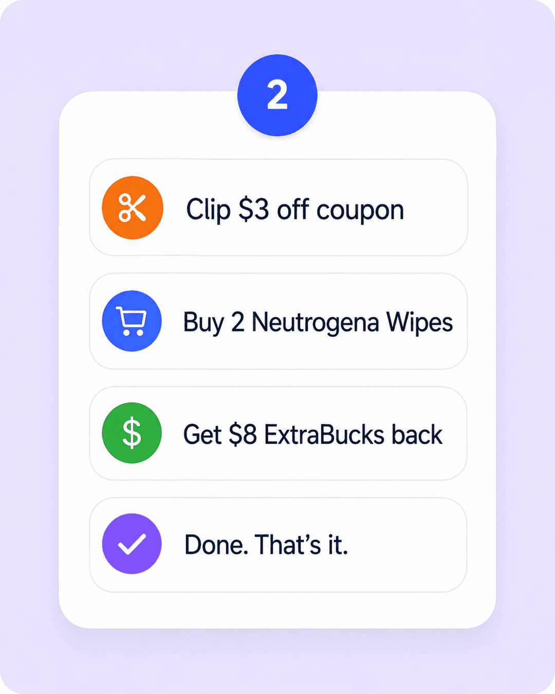 Step 2 — Follow the steps